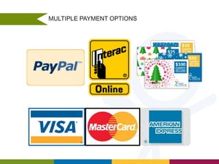 MULTIPLE PAYMENT OPTIONS

 