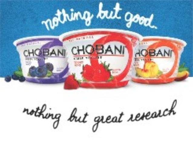 Chobani Account Planning Research Newhouse Advertising Graduate P