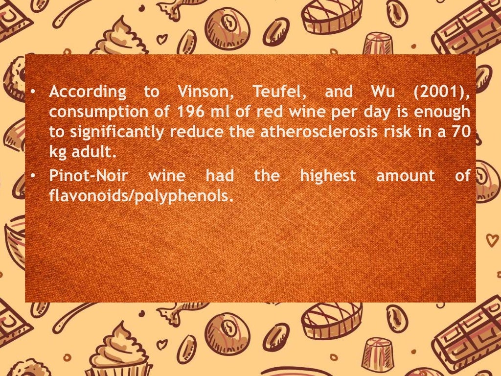 list of flavonoids in dark chocolate and wine