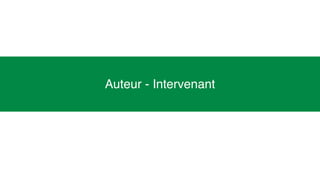 33
Auteur - Intervenant
 
