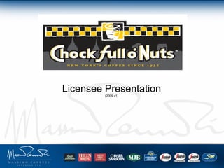 Licensee Presentation (2009 v1) 