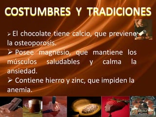 Dulces  platos  con chocolate