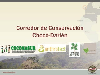 © 2012 Code REDD
Corredor de Conservación
Chocó-Darién
 