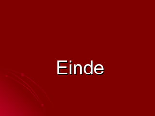 Einde  