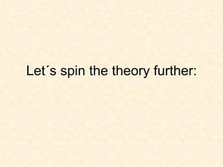 Let´s spin the theory further: 