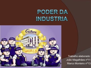 Poder da Industria Trabalho elaborado: João Magalhães nº11 Marco Monteiro nº13 