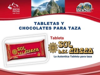 Tableta TABLETAS Y  CHOCOLATES PARA TAZA La Autentica Tableta para taza 