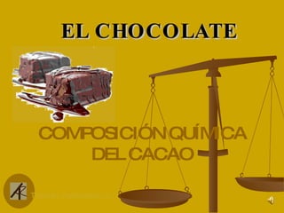 EL   CHOCOLATE COMPOSICIÓN QUÍMICA DEL CACAO Talarcón, Multimedios s.a .   