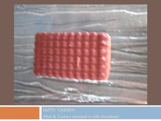 NUTTY CASHEW
(Nuts & Cashew encased in milk chocolate)
 