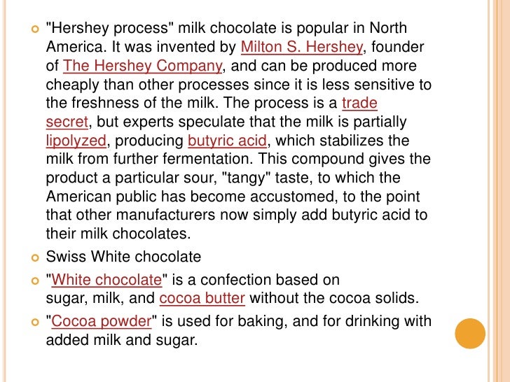 Chocolate fun facts
