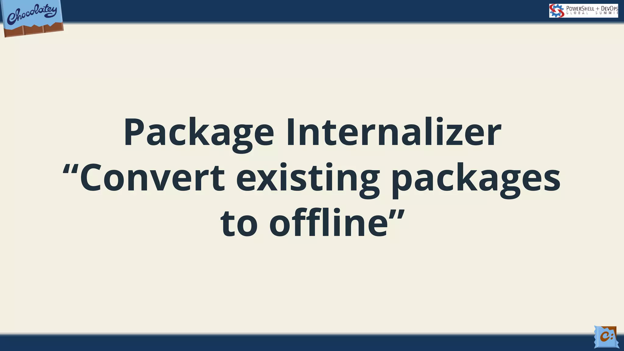 Package Internalizer “Convert existing packages to offline” 
