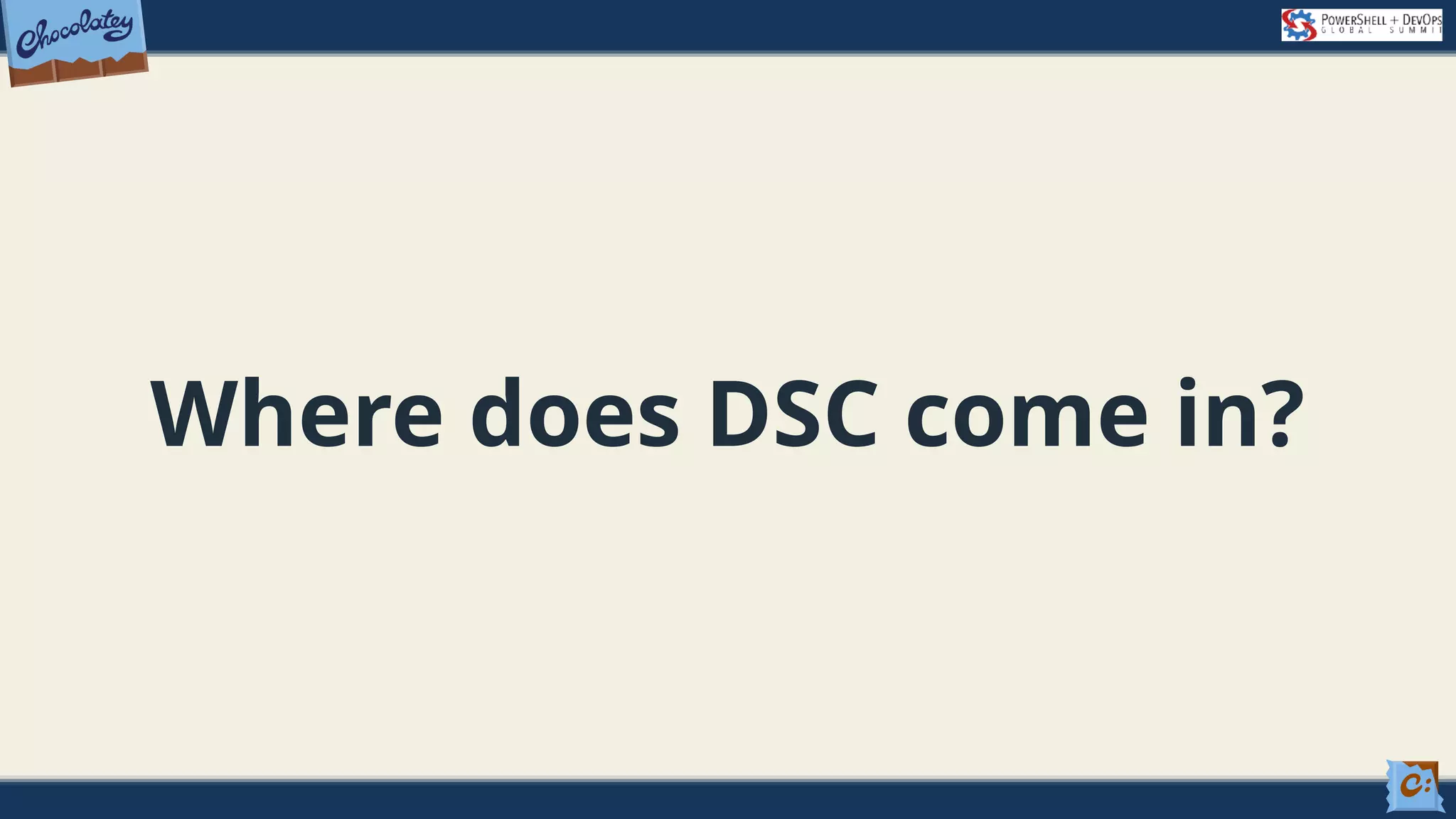 Where does DSC come in? 