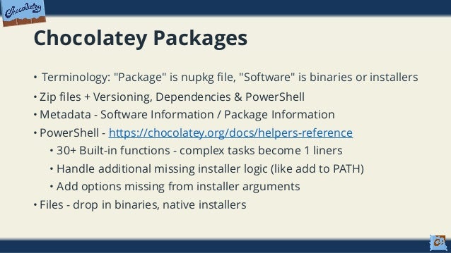 Chocolatey - Software Automation for Windows (and sneak 