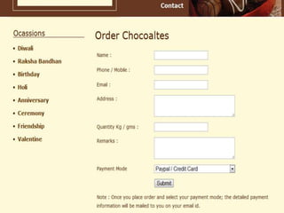 Choco presentation