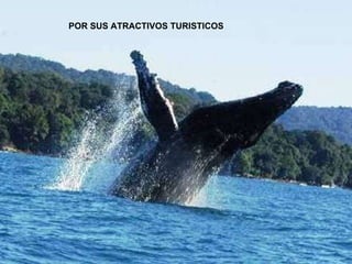 POR SUS ATRACTIVOS TURISTICOS 