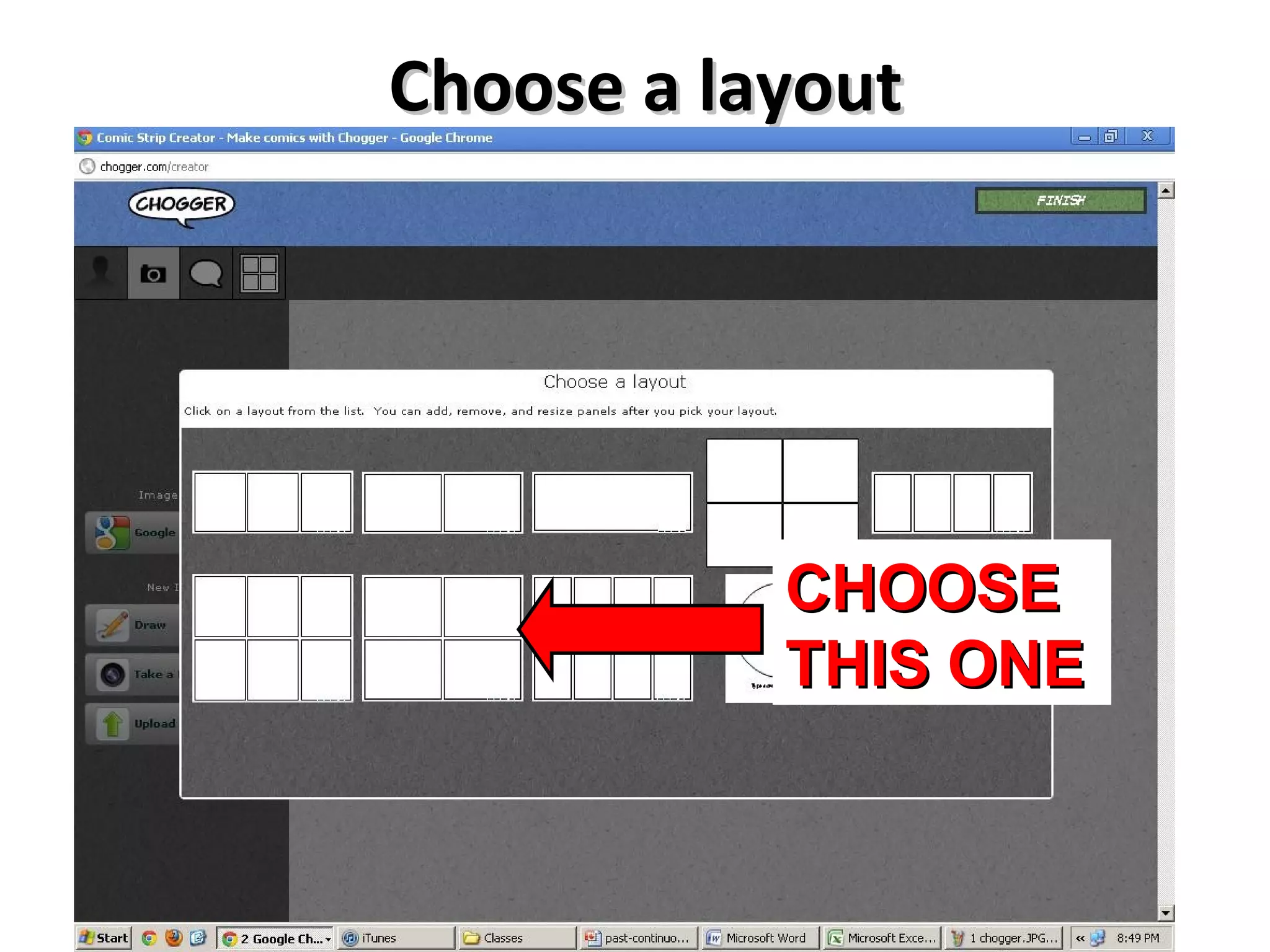 Choose a layout




           CHOOSE
           THIS ONE
 