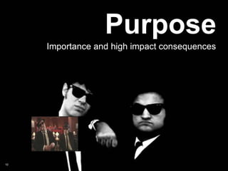 Purpose10Importance and high impact consequences