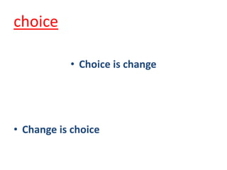 Choice | PPTX