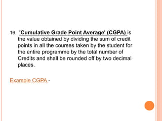 Choice based credit semester system (cbcss) | PPTX