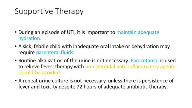 Hydration and urinary tract infection