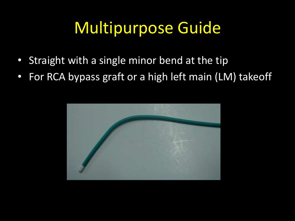 Choice of guiding catheters in PCI
