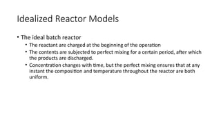 Choice of Reactor | PPTX