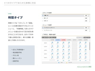 【予約管理システムChoiceRESERVE】ご紹介資料