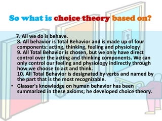 Choice theory | PPTX