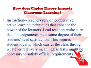 Choice theory | PPTX