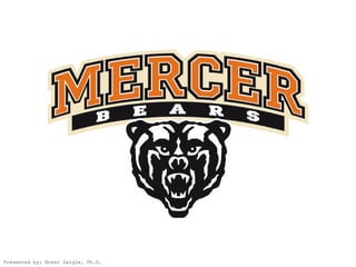 Presented by: Brent Daigle, Ph.D.
 