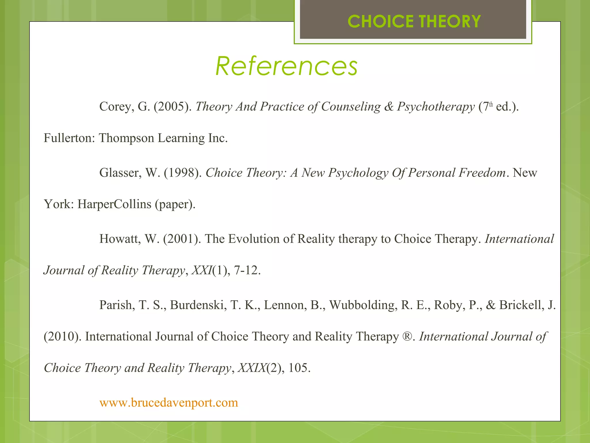 Choice theory | PPT