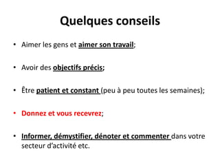 4. Ajouter de la valeurUtilisez votre expertiseSoyez reconnuÉvitez les commentaires de type « high five » stupides
