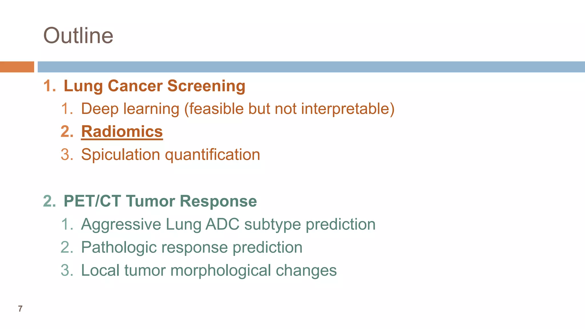 Quantitative Image Analysis for Cancer Diagnosis and Radiation Therapy ...