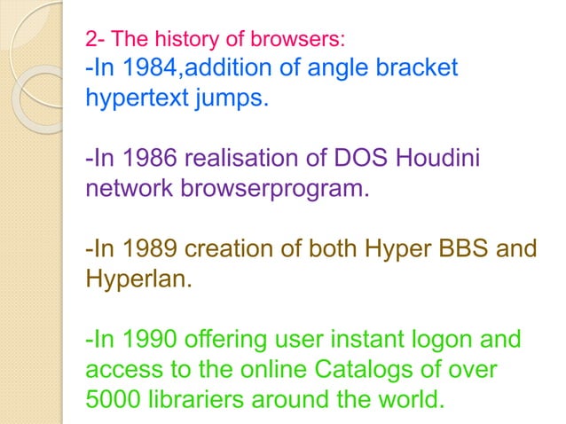 the browsers | PPT