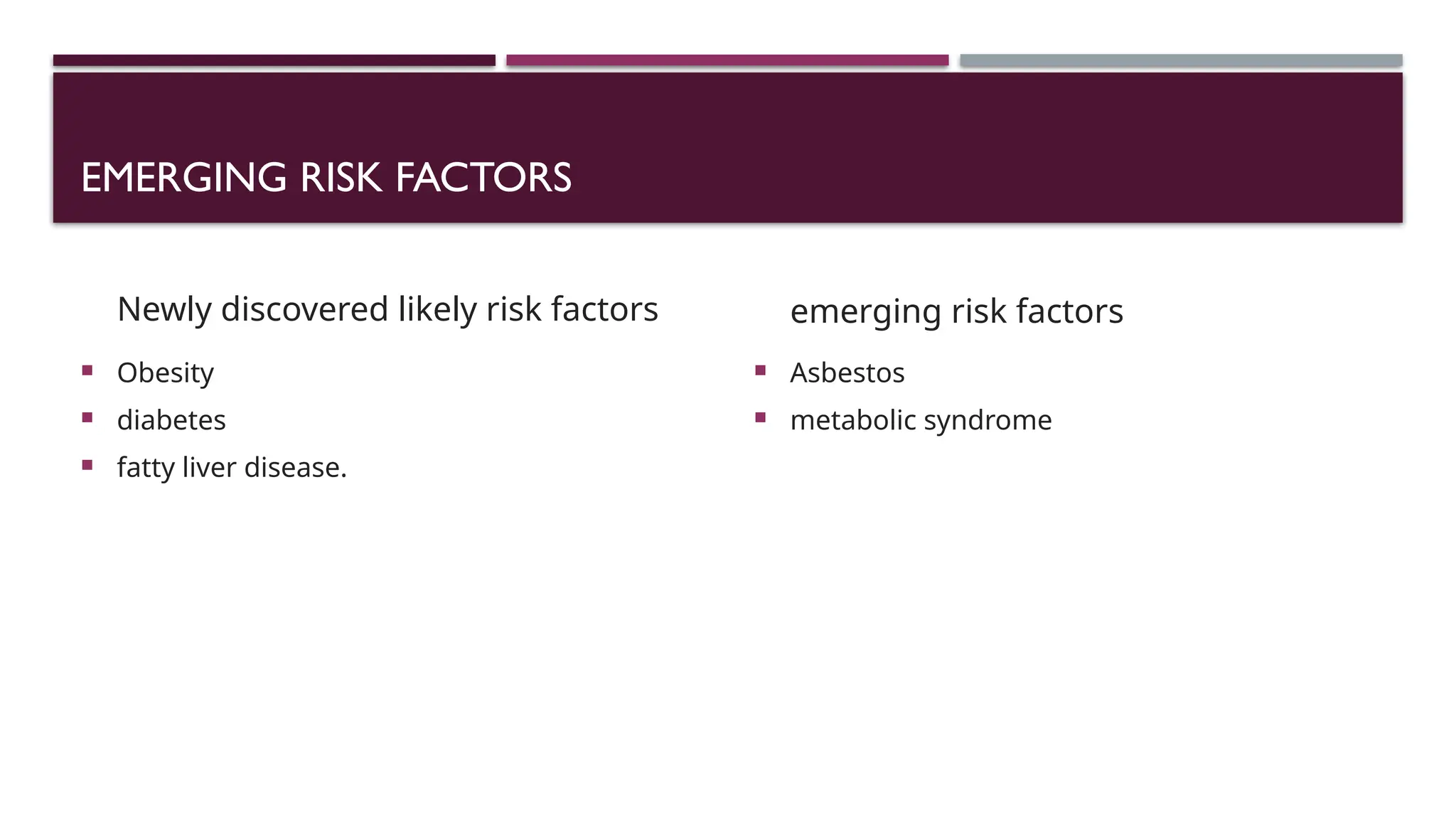 Cholangiocarcinoma, risk factors,types,clinical features,managment,ESMO ...