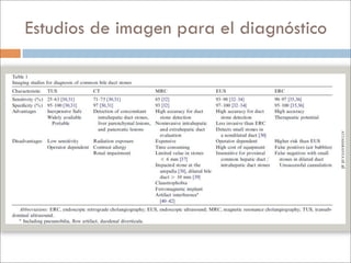 Estudios de imagen para el diagnóstico
 