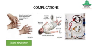 COMPLICATIONS
severe dehydration
severe dehydration
 