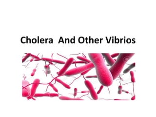 Cholera And Other Vibrios
 