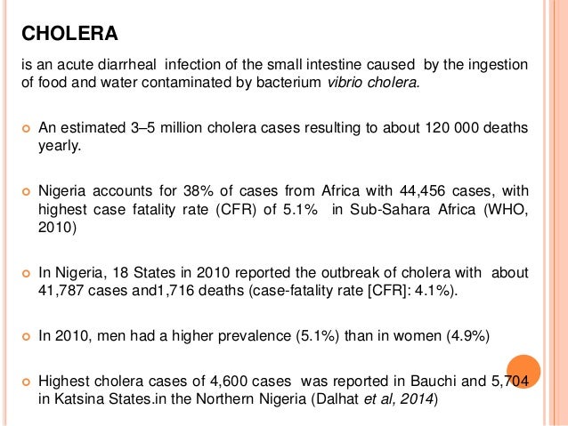 Cholera in Nigeria