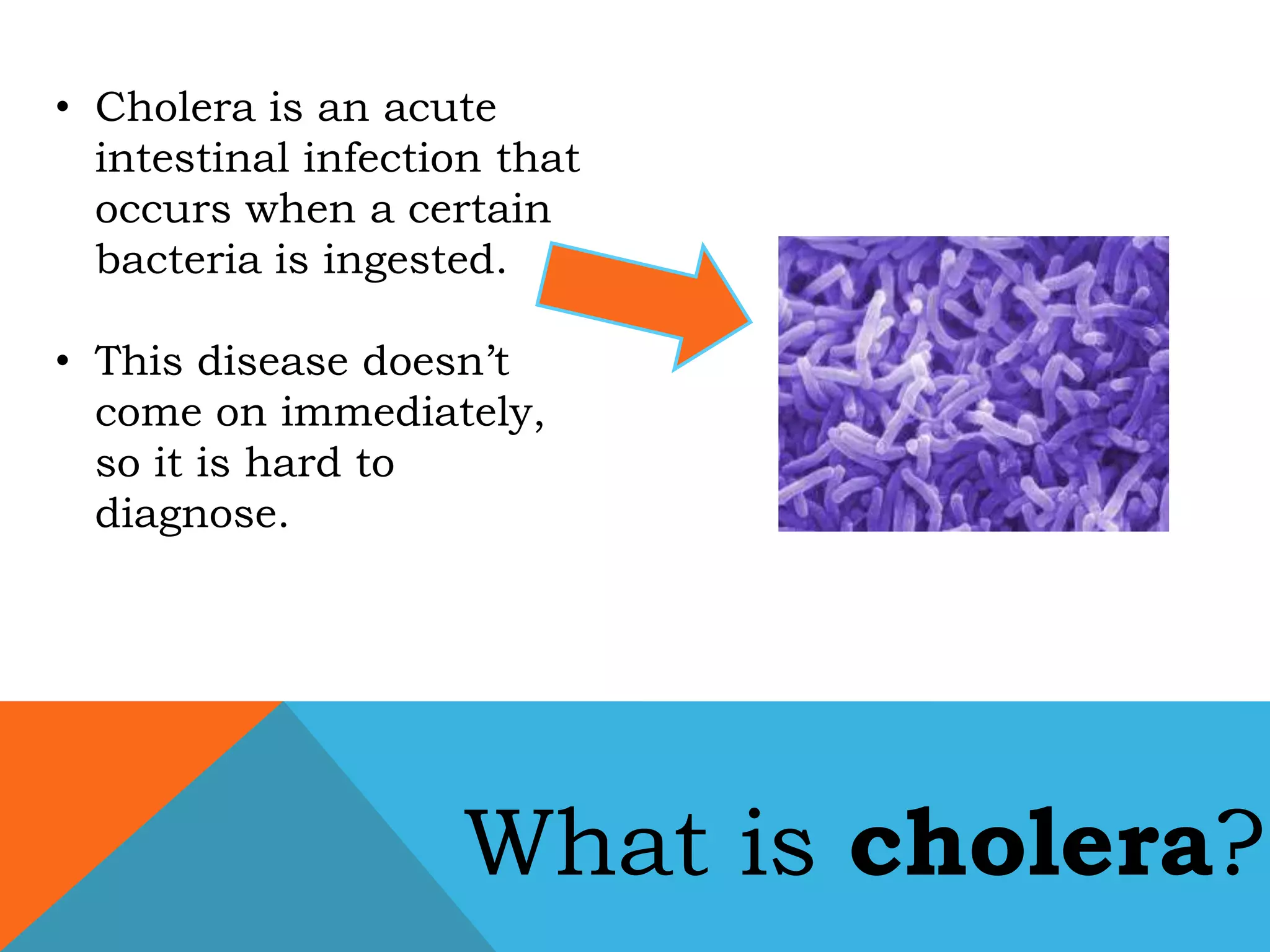 Cholera powerpoint | PPTX