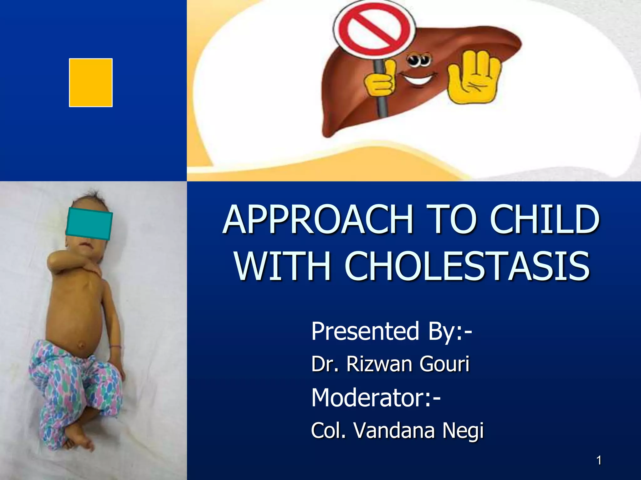 Child with Cholestasis Diagnostic Approach PPT