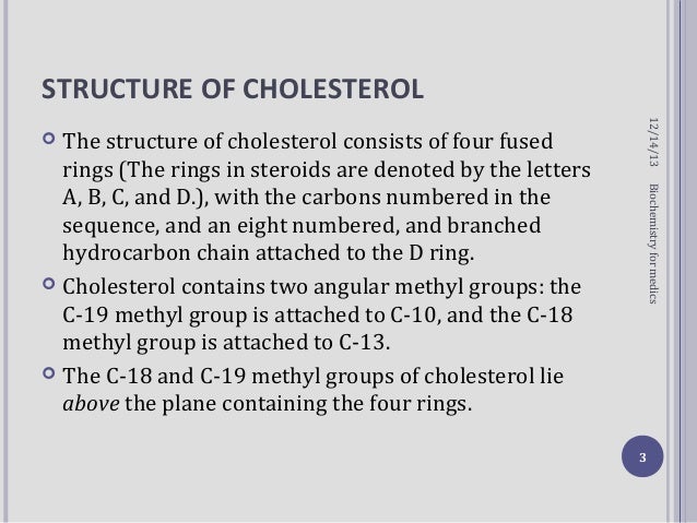 structure of cholesterol