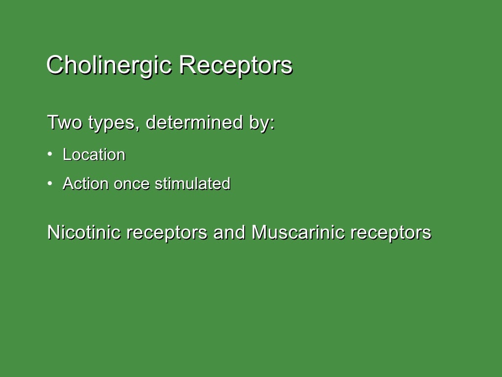 Cholinergic Blockers Cholinergic Blockers