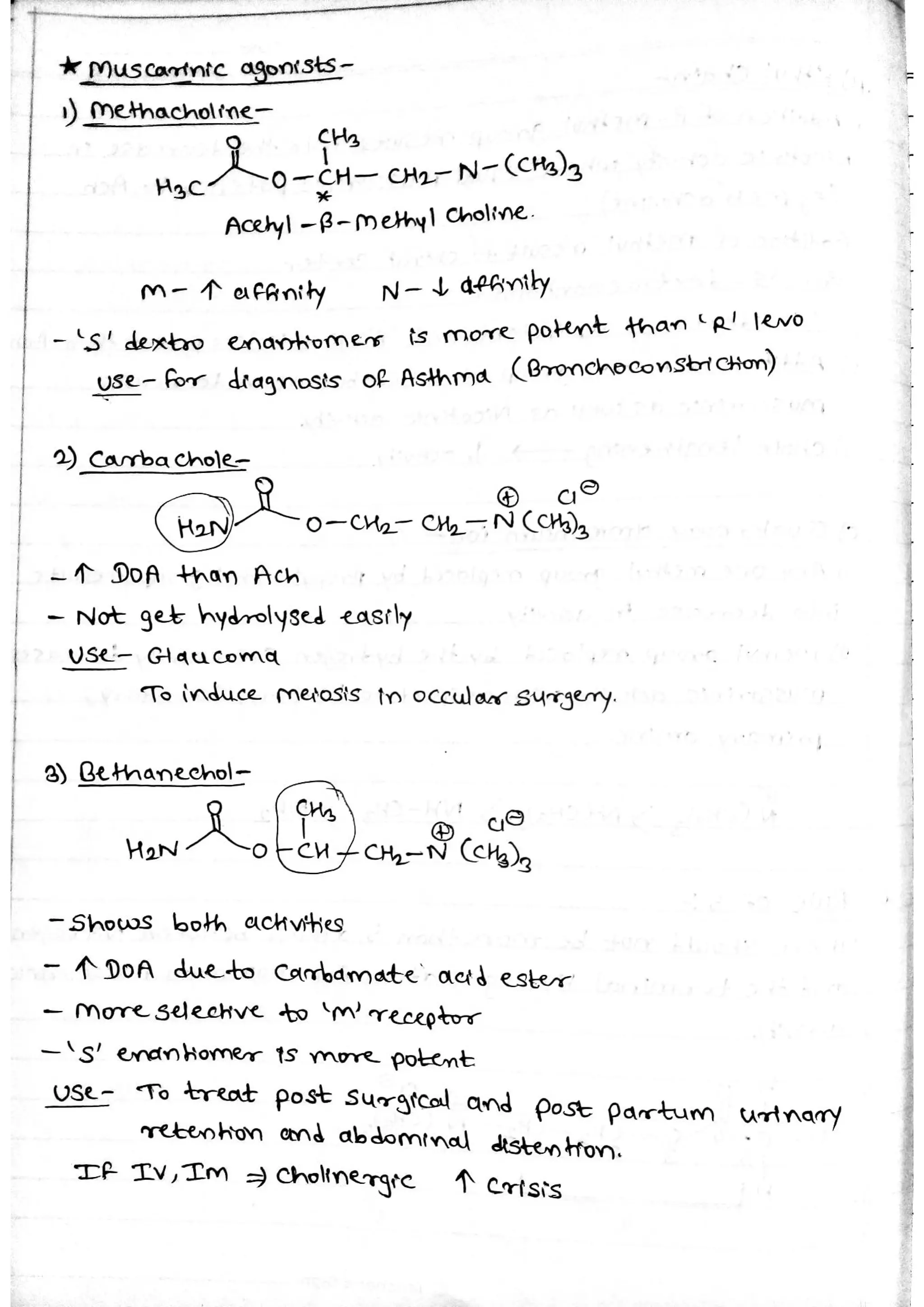 Cholinergic Drugs / Drugs acting on Cholinergic System PDF