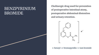 CHOLINERGIC DRUGS: CLASSIFICATION, MOA, AND SAR. | PDF