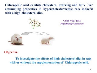           Chlorogenic  acid (CGA): A   potential    Anti-obesity    Phytochemical