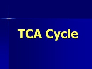 TCA Cycle
 