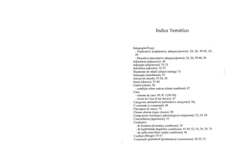 Chomsky, n. linguagem e mente