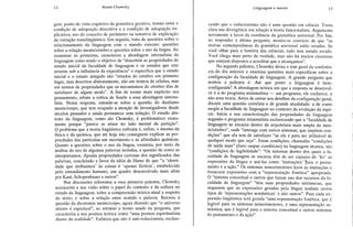 Chomsky, n. linguagem e mente