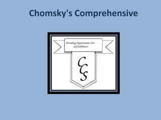 Chomsky's Comprehensive
 